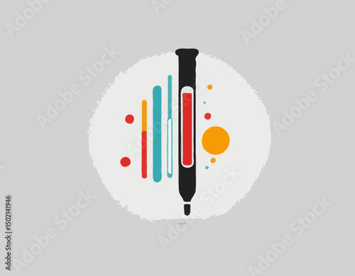 Platelet rich plasma blood test tube icon