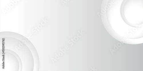 modern double abstract white gradient background for banner, cover, poster, and presentation