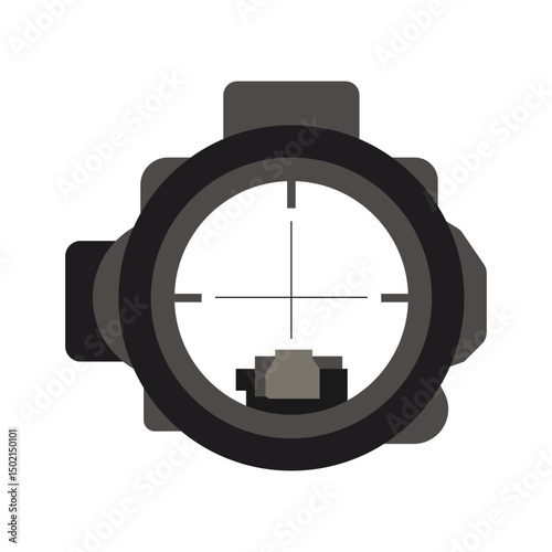 Illustration scope isolated on white background