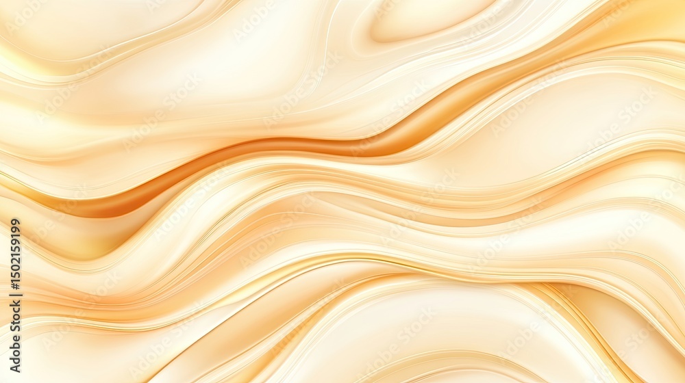 an abstract design with swirling patterns in shades of yellow and cream. the background is light, providing contrast to the darker stripes that create the wave like effect an abstract design with swirling patterns in shades of yellow and cream. the background is light, providing contrast to the darker stripes that create the wave like effect