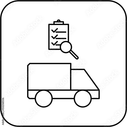ambulance inspection icon design