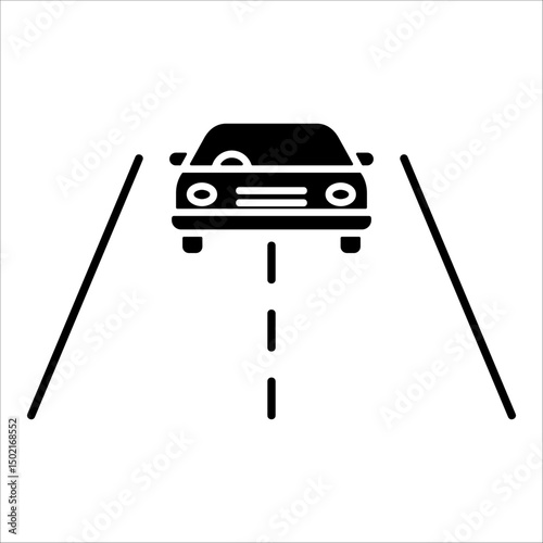 Roadway  Icon Element For Design