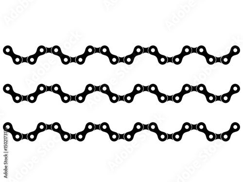 Motorcycle Chain Motifs Pattern, can use for Decoration, Ornate, Background, Wallpaper, Cover, Textile, Carpet, Wrapping, Print, ect. Vector Illustration
