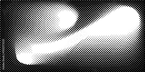 Dot white black wave technology texture background. Abstract big data digital concept. Illustration