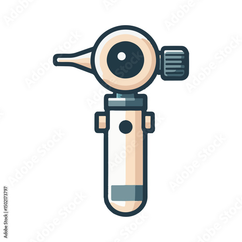 
ear examination tool illustration design