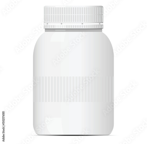 white plastic bottle of milk