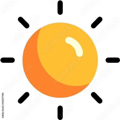 Bright Sunny Day Icon Illustration