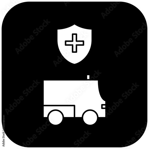  protected ambulance icon design