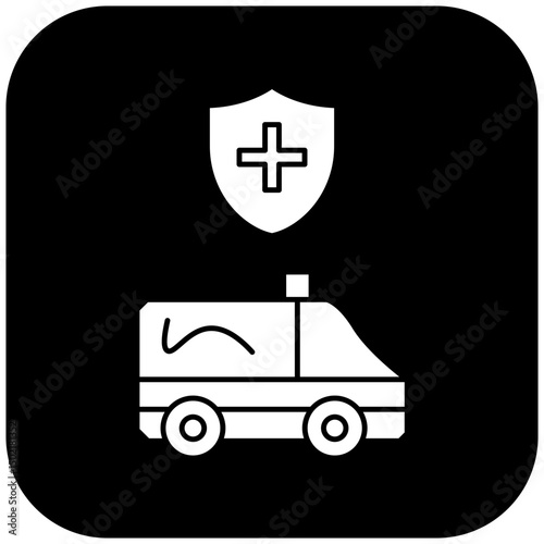  protected ambulance icon design