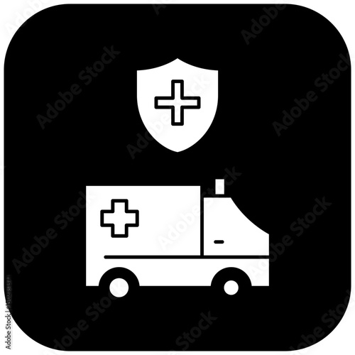  protected ambulance icon design