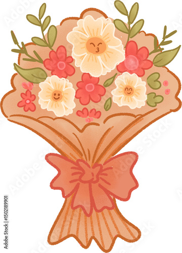 Wallpaper Mural bouquet of daisy Torontodigital.ca