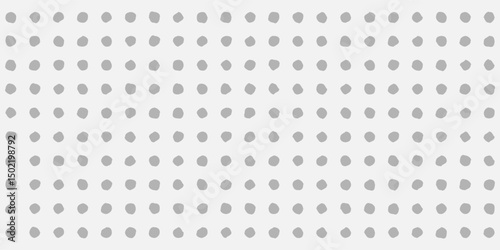 Texture, abstract background. Dot  in gray on white background. Text Width.
