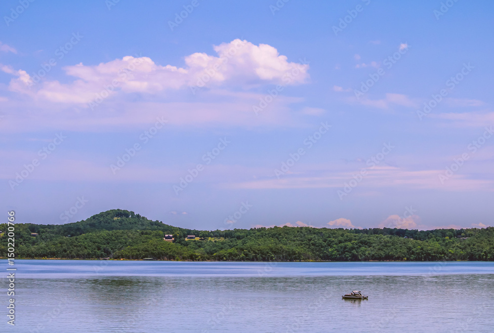 Fototapeta premium landscape with lake
