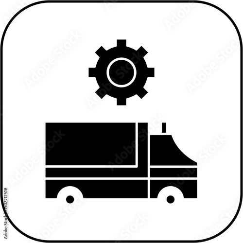 
ambulance settings icon design