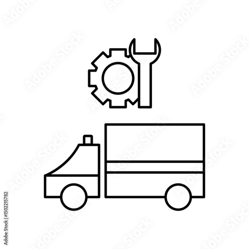 ambulance repair icon design