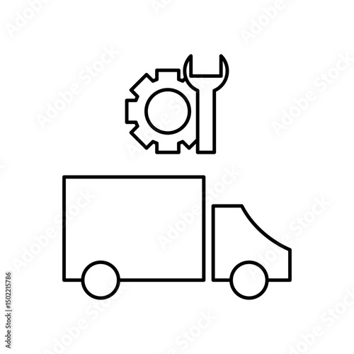 ambulance repair icon design