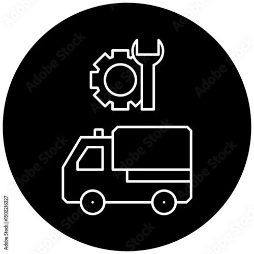 ambulance repair icon design