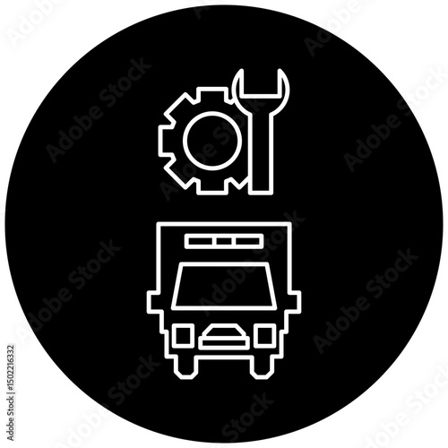 ambulance repair icon design