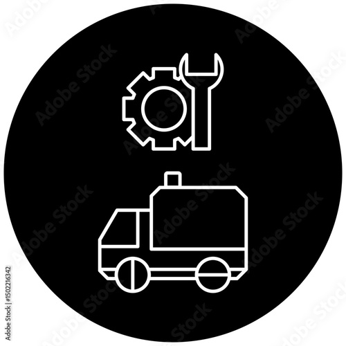 ambulance repair icon design