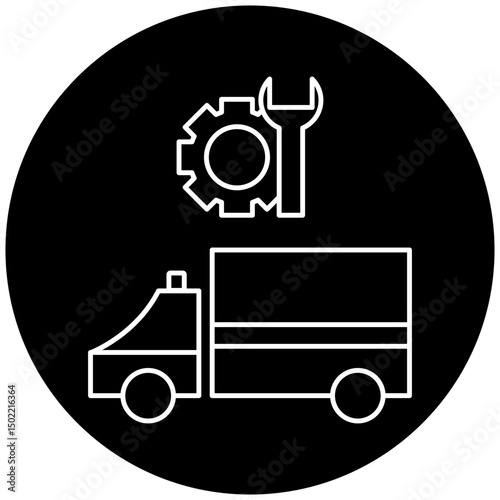 ambulance repair icon design