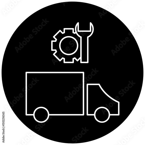 ambulance repair icon design