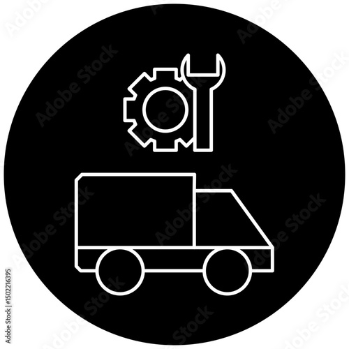 ambulance repair icon design