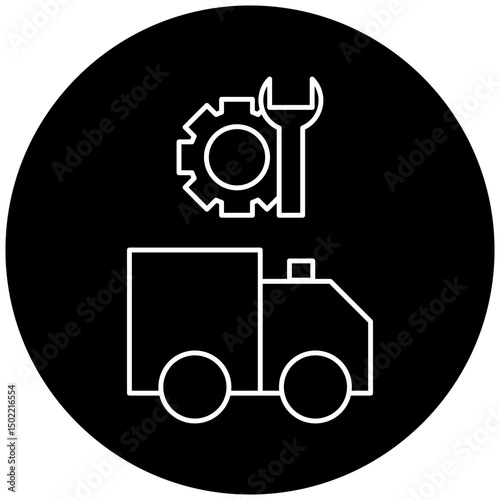 ambulance repair icon design