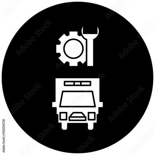 ambulance repair icon design