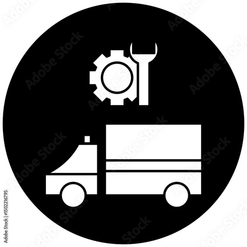 ambulance repair icon design
