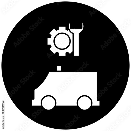 ambulance repair icon design