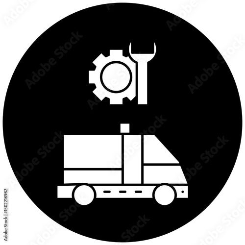 ambulance repair icon design