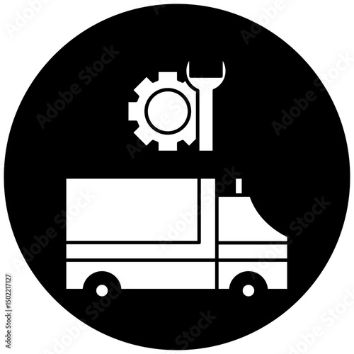 ambulance repair icon design