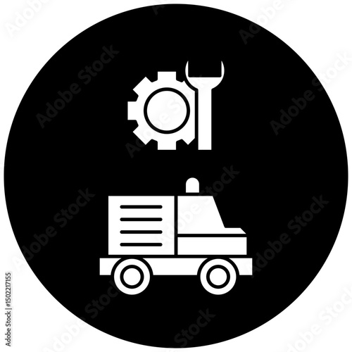 ambulance repair icon design