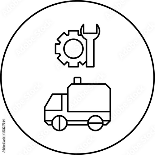 ambulance repair icon design