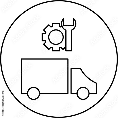 ambulance repair icon design