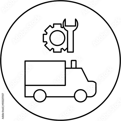 ambulance repair icon design
