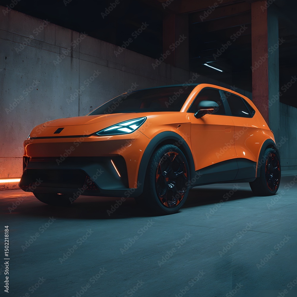 Obraz premium Car wallpaper render