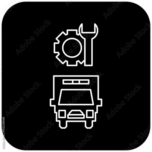 ambulance repair icon design