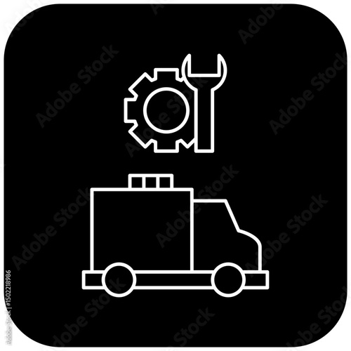 ambulance repair icon design