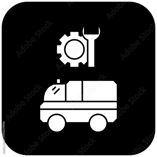 ambulance repair icon design