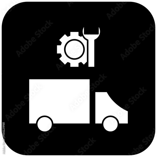 ambulance repair icon design