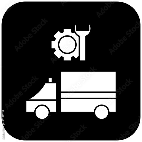 ambulance repair icon design