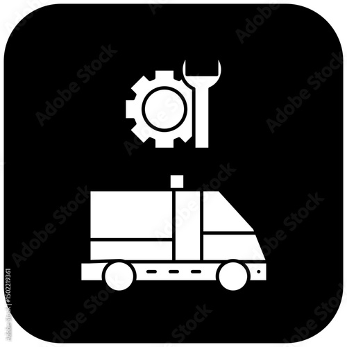 ambulance repair icon design