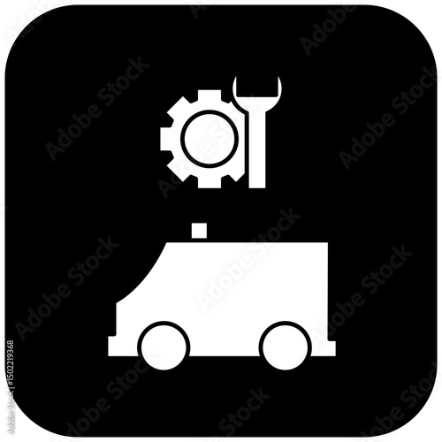 ambulance repair icon design