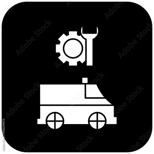 ambulance repair icon design