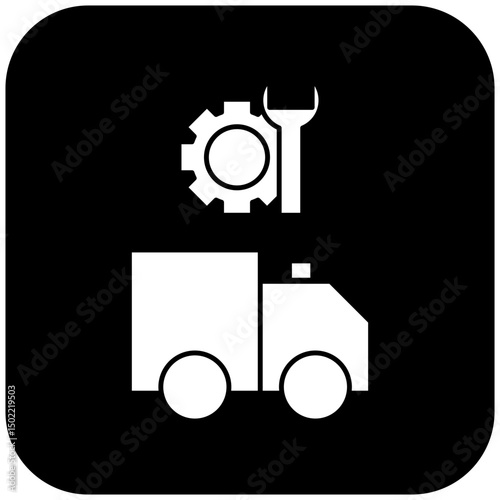 ambulance repair icon design