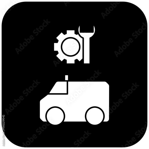 ambulance repair icon design