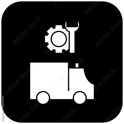 ambulance repair icon design
