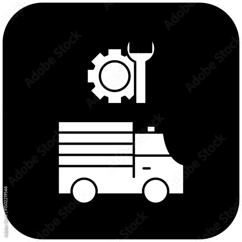 ambulance repair icon design