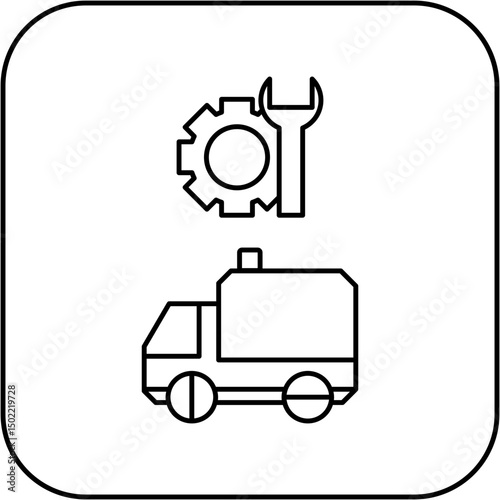 ambulance repair icon design